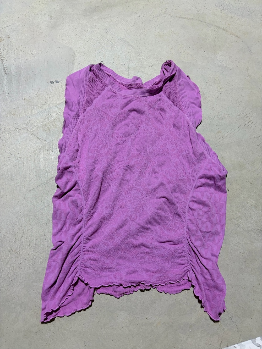 Free people FP movement purple tank top boho m/l